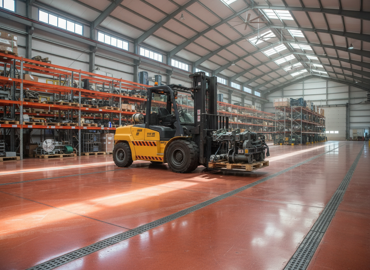 Industrial-Grade Strength β heavy duty flooring